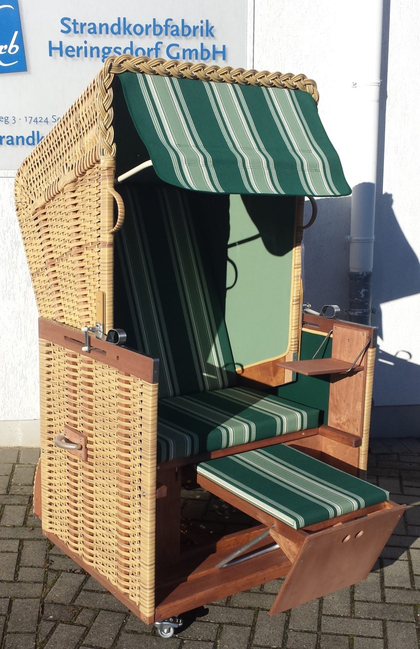 Wangerooge Einsitzer Strandkorb online bestellen bei Strandkorbfabrik